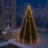 vidaXL Rete di Luci per Albero di Natale con 400 LED 400 cm