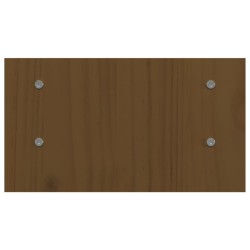 vidaXL Supporto per Monitor Miele 50x27x15 cm Legno Massello di Pino