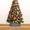 vidaXL Gonna per Albero di Natale Marrone Ø65x19,5 cm