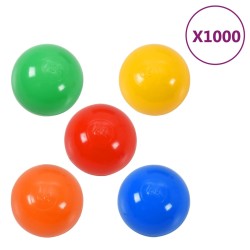 vidaXL Palline da Gioco 1000 pz Multicolori