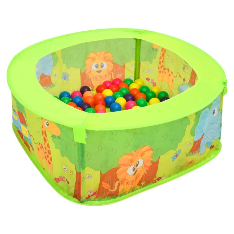 vidaXL Piscina con 300 Palline per Bambini 75x75x32 cm