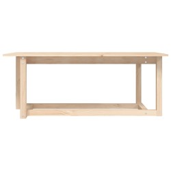 vidaXL Tavolino da Salotto 110x55x45 cm Legno Massello di Pino