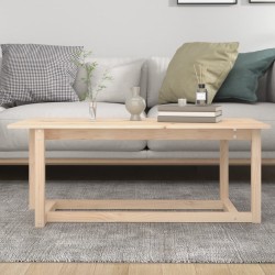 vidaXL Tavolino da Salotto 110x55x45 cm Legno Massello di Pino