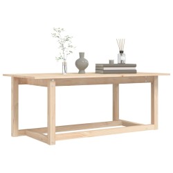 vidaXL Tavolino da Salotto 110x55x45 cm Legno Massello di Pino