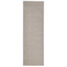 vidaXL Tappeto in Sisal per Tiragraffi Sabbia 80x250 cm