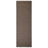 vidaXL Tappeto in Sisal per Tiragraffi Marrone 66x200 cm