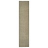 vidaXL Tappeto in Sisal per Tiragraffi Tortora 66x300 cm