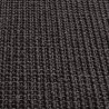 vidaXL Tappeto in Sisal per Tiragraffi Nero 66x250 cm