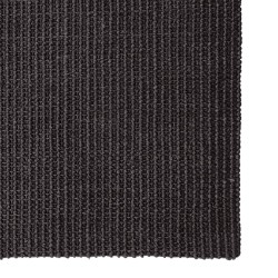 vidaXL Tappeto in Sisal per Tiragraffi Nero 66x350 cm