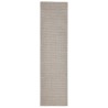 vidaXL Tappeto in Sisal per Tiragraffi Sabbia 66x250 cm