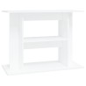 vidaXL Supporto per Acquario 80x35x60 cm in Legno ingegnerizzato Bianco