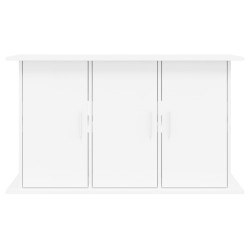 vidaXL Supporto Acquario 101x41x58 cm Legno ingegnerizzato Bianco Lucido