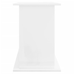 vidaXL Supporto Acquario 101x41x58 cm Legno ingegnerizzato Bianco Lucido