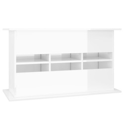 vidaXL Supporto Acquario 101x41x58 cm Legno ingegnerizzato Bianco Lucido