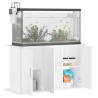 vidaXL Supporto per Acquario 101x41x58 cm in Legno ingegnerizzato Bianco