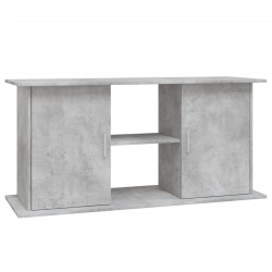 vidaXL Supporto Acquario 121x41x58 cm Legno ingegnerizzato Grigio Cemento