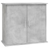 vidaXL Supporto Acquario 81x36x73 cm Legno ingegnerizzato Grigio Cemento