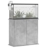 vidaXL Supporto Acquario 81x36x73 cm Legno ingegnerizzato Grigio Cemento