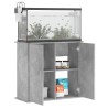 vidaXL Supporto Acquario 81x36x73 cm Legno ingegnerizzato Grigio Cemento