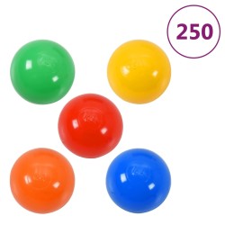 vidaXL Palline da Gioco 250 pz Multicolori