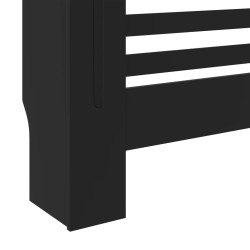 vidaXL Copertura per Radiatore Nera in MDF 78 cm