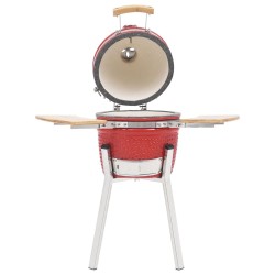 vidaXL Griglia Barbecue Kamado Affumicatore in Ceramica 76 cm