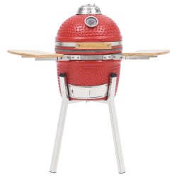 vidaXL Griglia Barbecue Kamado Affumicatore in Ceramica 76 cm