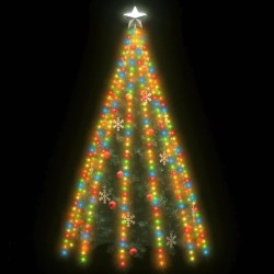 vidaXL Luci per Albero 500 LED Multicolori 500 cm Interno Esterno