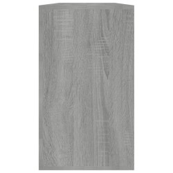 vidaXL Scarpiera Grigio Sonoma 80x24x45 cm in Legno Ingegnerizzato