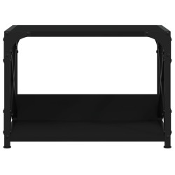 vidaXL Supporto per Stampante 2 Livelli Nero 44x26x31,5 cm Multistrato