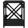 vidaXL Supporto per Stampante 2 Livelli Nero 44x26x31,5 cm Multistrato