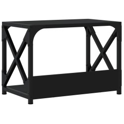 vidaXL Supporto per Stampante 2 Livelli Nero 44x26x31,5 cm Multistrato