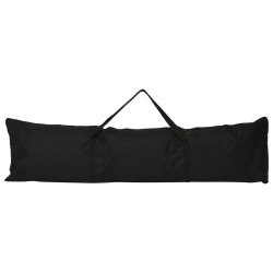 vidaXL Rete Baseball Rossa e Nera 219x107x212 cm Acciaio e Poliestere 