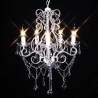 vidaXL Candelabro con 2800 Cristalli E14