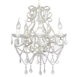 vidaXL Candelabro con 2800 Cristalli E14