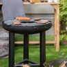 RedFire Griglia per Barbecue Nero in Acciaio 