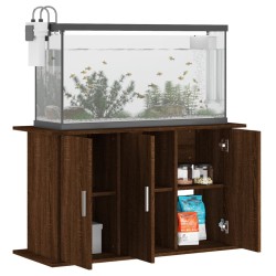 vidaXL Supporto Acquario 101x41x58 cm Legno ingegnerizzato Rovere Marrone