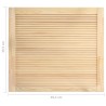 vidaXL Ante a Lamelle 4 pz in Legno Massello di Pino 39,5x49,4 cm