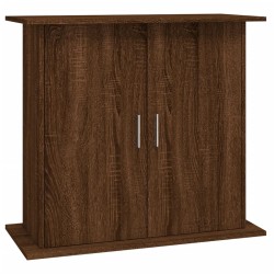 vidaXL Supporto Acquario 81x36x73 cm Legno ingegnerizzato Rovere Marrone