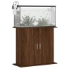 vidaXL Supporto Acquario 81x36x73 cm Legno ingegnerizzato Rovere Marrone