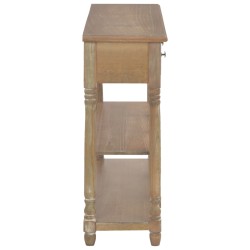 vidaXL Tavolino Consolle 110x30x76 cm in Legno ingegnerizzato