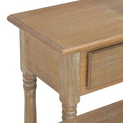 vidaXL Tavolino Consolle 110x30x76 cm in Legno ingegnerizzato