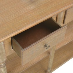 vidaXL Tavolino Consolle 110x30x76 cm in Legno ingegnerizzato