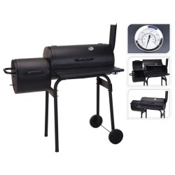 ProGarden Barbecue Affumicatore Nero