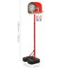 vidaXL Set Gioco da Basket Portatile Regolabile 138,5-166 cm