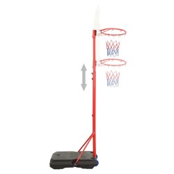 vidaXL Set da Basket Portatile Regolabile 200-236 cm