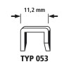 wolfcraft Punti Metallici a Dorso Largo 2000 pz Type 053 6mm 7025000