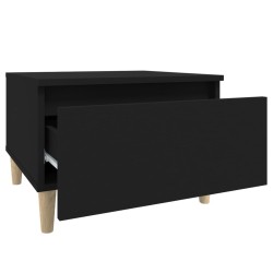 vidaXL Tavolino Nero 50x46x35 cm in Legno Ingegnerizzato