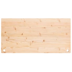 vidaXL Piano Scrivania 100x60x2,5 cm in Legno Massello di Pino