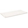 vidaXL Piano Scrivania Bianco 110x60x2,5 cm in Legno Massello di Pino